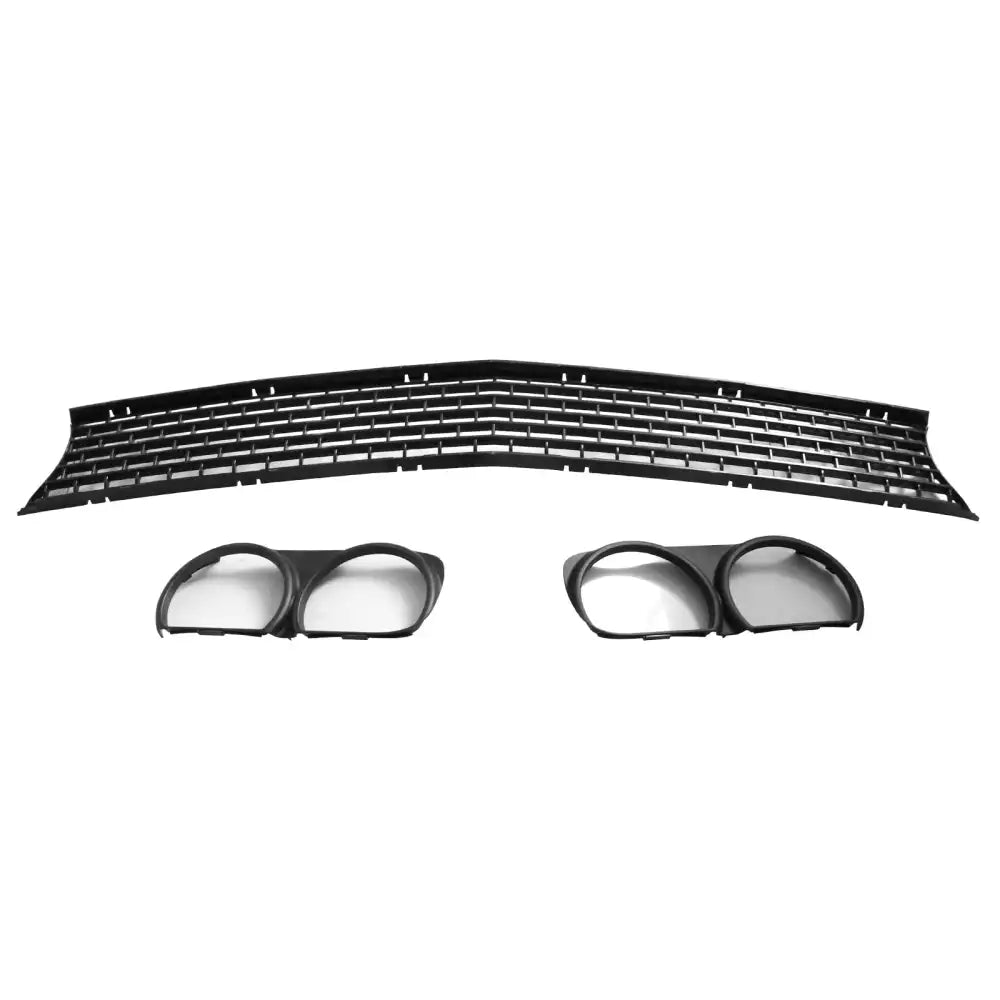 2015-2023 Dodge Challenger OE Black Front Upper Grille Headlight Bezel