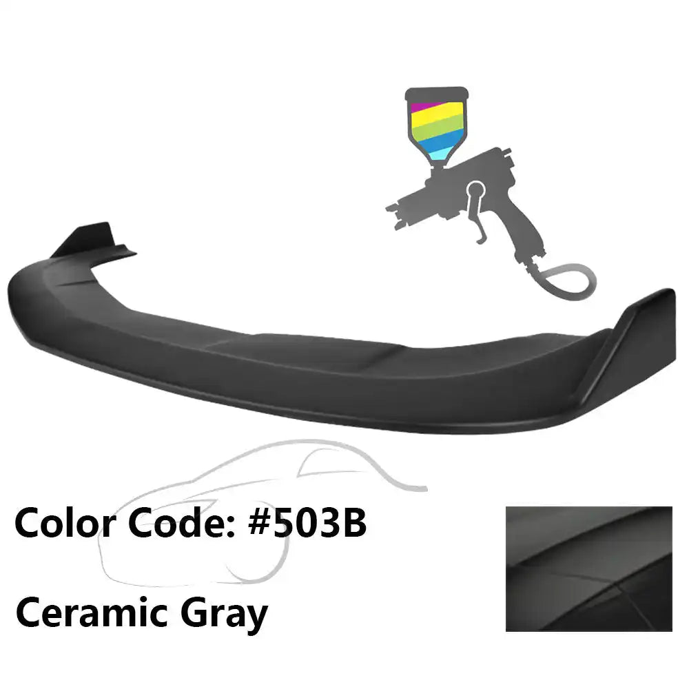 2015-2023 Dodge Challenger SXT Front Bumper Lip Spoiler PP Painted #503B Ceramic Gray