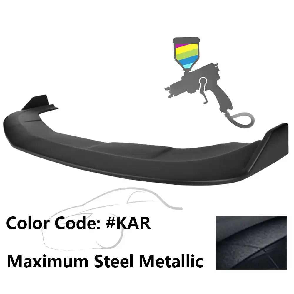 2015-2023 Dodge Challenger SXT Front Bumper Lip Spoiler PP Painted #KAR Maximum Steel Metallic