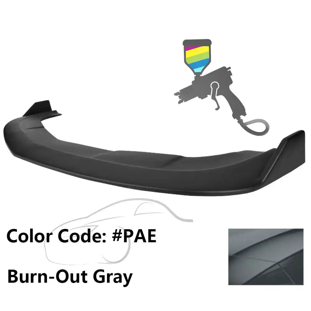 2015-2023 Dodge Challenger SXT Front Bumper Lip Spoiler PP Painted #PAE Burn-Out Gray/Garbage Can