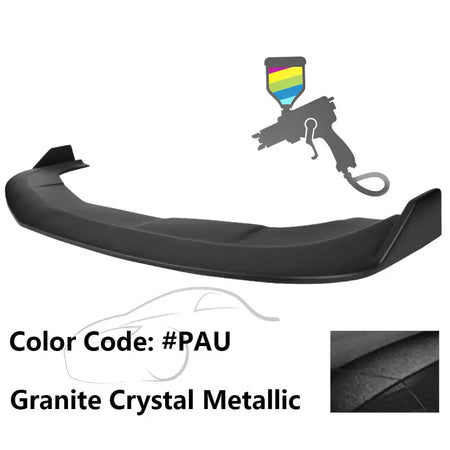 2015-2023 Dodge Challenger SXT Front Bumper Lip Spoiler PP Painted #PAU Granite Crystal Metallic