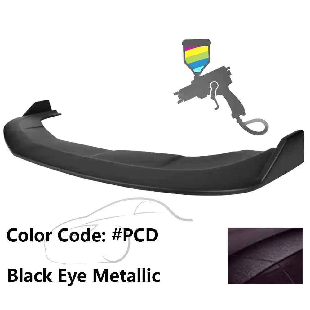 2015-2023 Dodge Challenger SXT Front Bumper Lip Spoiler PP Painted #PCD Black Eye Metallic