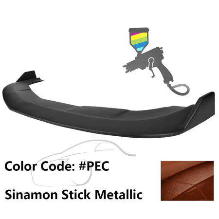 2015-2023 Dodge Challenger SXT Front Bumper Lip Spoiler PP Painted #PEC Sinamon Stick Metallic