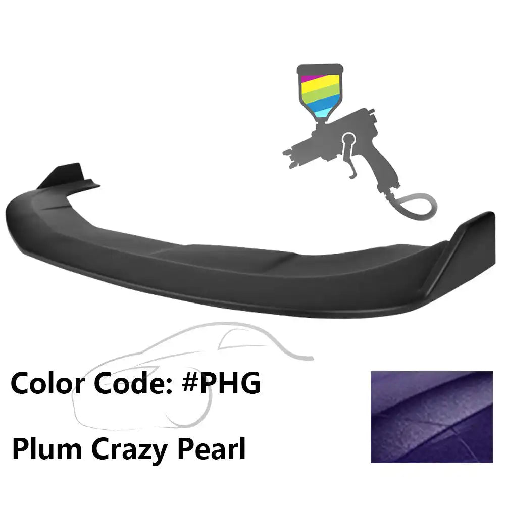 2015-2023 Dodge Challenger SXT Front Bumper Lip Spoiler PP Painted #PHG Plum Crazy Pearl