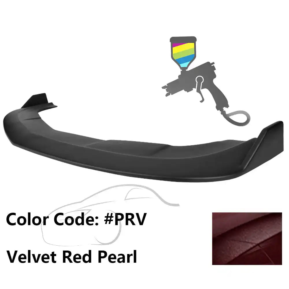 2015-2023 Dodge Challenger SXT Front Bumper Lip Spoiler PP Painted #PRV Velvet Red Pearl