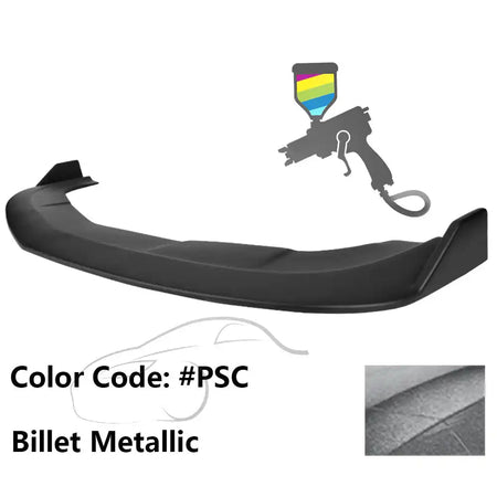 2015-2023 Dodge Challenger SXT Front Bumper Lip Spoiler PP Painted #PSC Billet Metallic