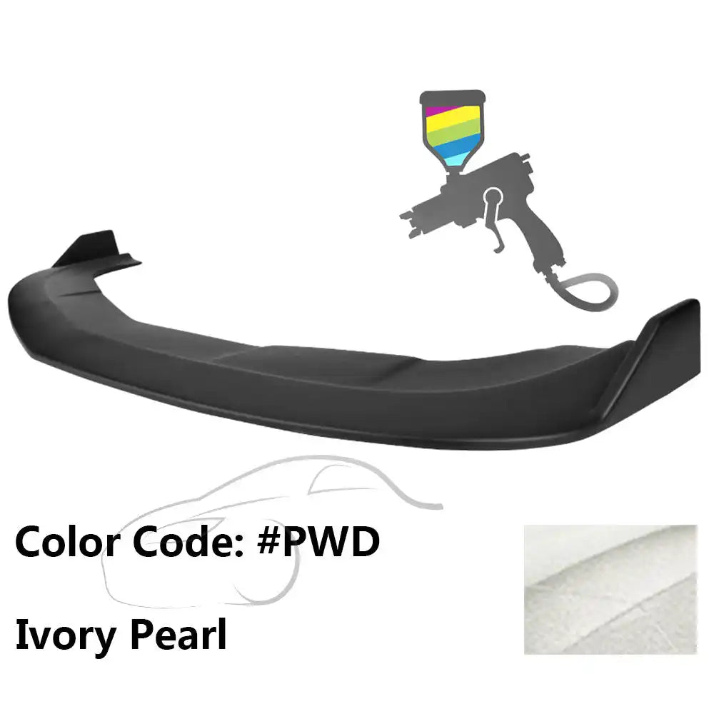 2015-2023 Dodge Challenger SXT Front Bumper Lip Spoiler PP Painted #PWD Ivory Pearl