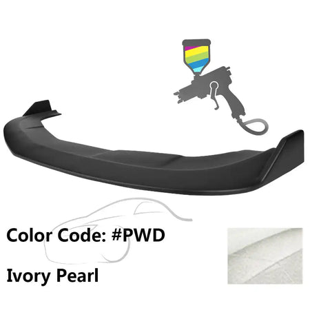 2015-2023 Dodge Challenger SXT Front Bumper Lip Spoiler PP Painted #PWD Ivory Pearl
