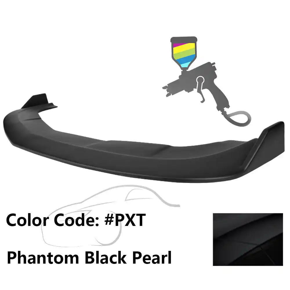 2015-2023 Dodge Challenger SXT Front Bumper Lip Spoiler PP Painted #PXT Phantom Black Pearl