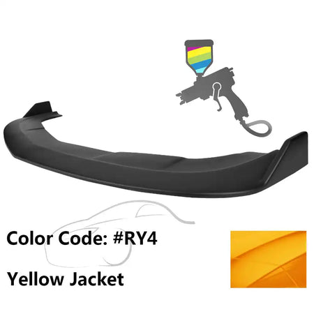 2015-2023 Dodge Challenger SXT Front Bumper Lip Spoiler PP Painted #RY4 Yellow Jacket