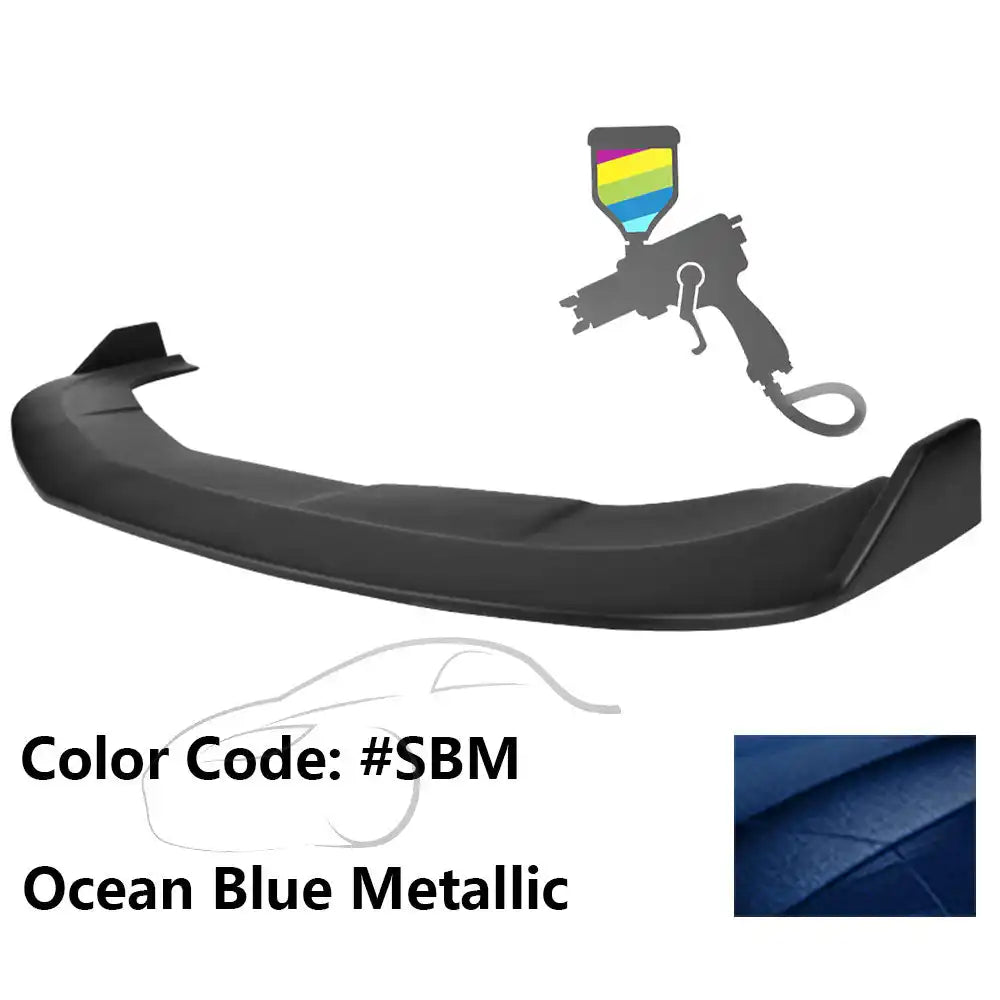 2015-2023 Dodge Challenger SXT Front Bumper Lip Spoiler PP Painted #SBM Ocean Blue Metallic