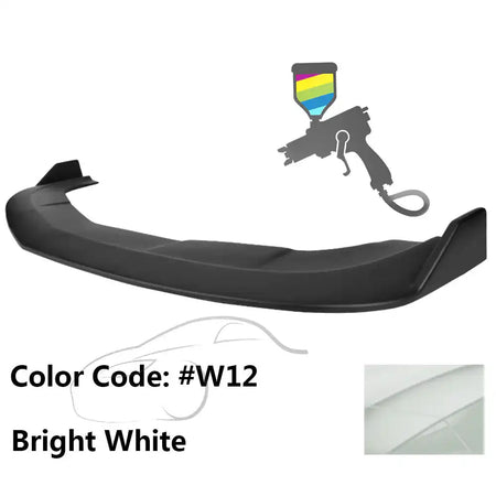 2015-2023 Dodge Challenger SXT Front Bumper Lip Spoiler PP Painted #W12 Bright White