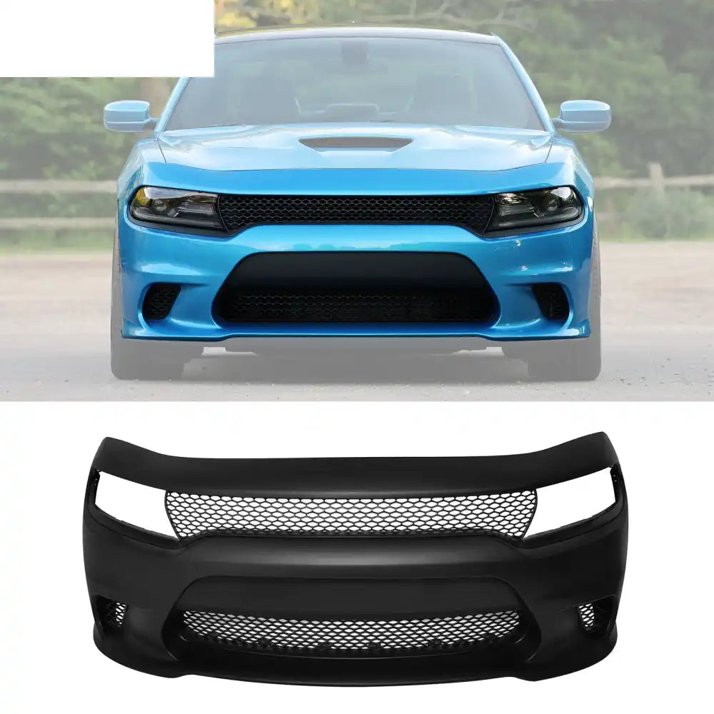 2015-2023 Dodge Charger 15 SRT Hellcat Front Bumper Conversion Kit PP
