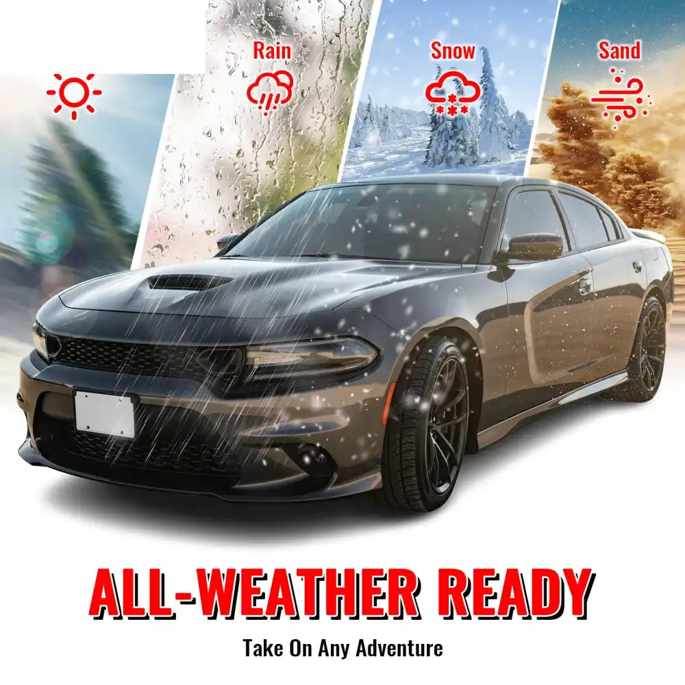 2015-2023 Dodge Charger 19 SRT Hellcat Front Bumper Cover W/Fog Lamps Unpainted Black