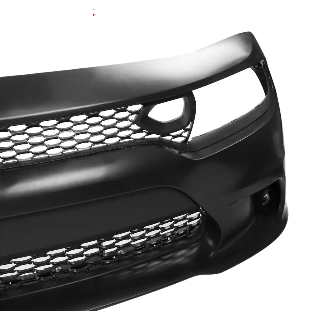 2015-2023 Dodge Charger 19 SRT Hellcat Front Bumper Cover W/Fog Lamps Unpainted Black