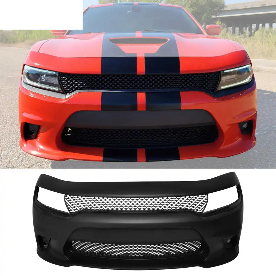 2015-2023 Dodge Charger 4DR 15 SRT Hellcat 392 Front Bumper Conversion PP