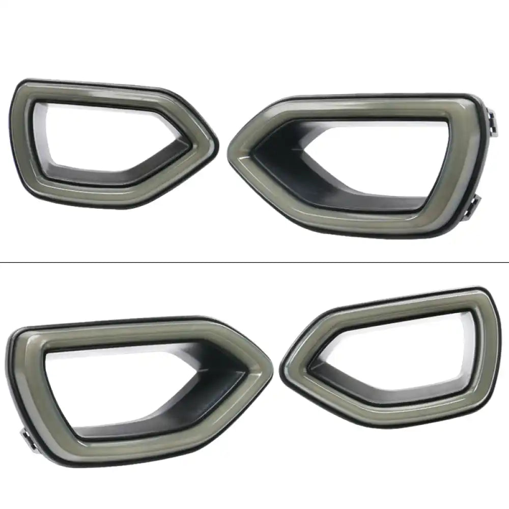 2015-2023 Dodge Charger Black Front Bumper Foglights Grille Lights PP