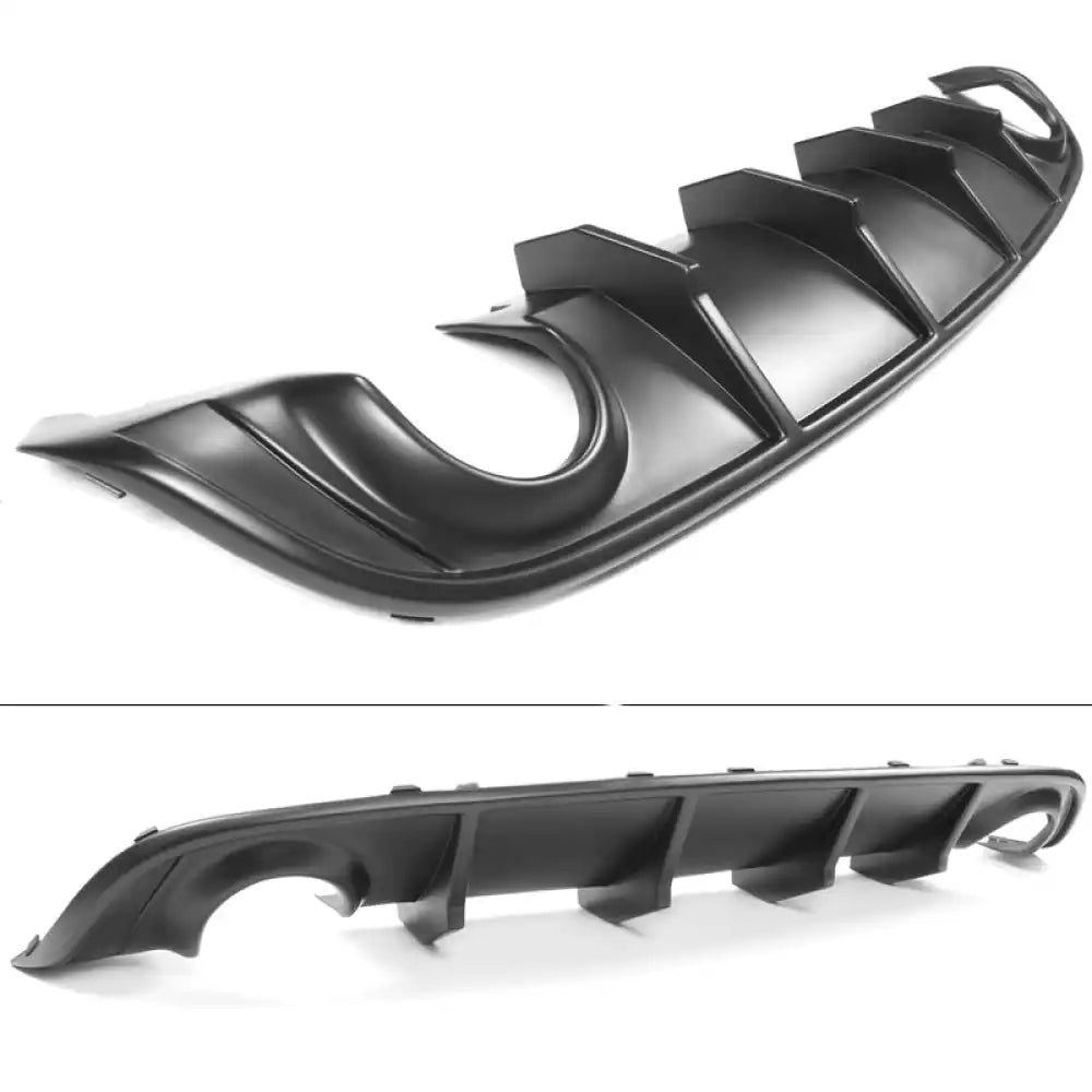 2015-2023 Dodge Charger Black Rear Bumper Conversion Diffuser Lip PP