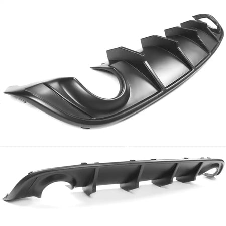 2015-2023 Dodge Charger Black Rear Bumper Conversion Diffuser Lip PP