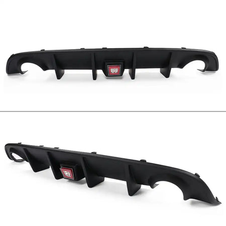 2015-2023 Dodge Charger Black Rear Bumper Diffuser Red Brake Light PP