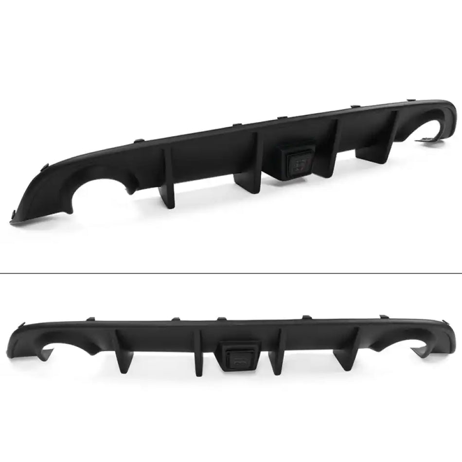 2015-2023 Dodge Charger Black Rear Diffuser Lip Smoke Brake Light PP