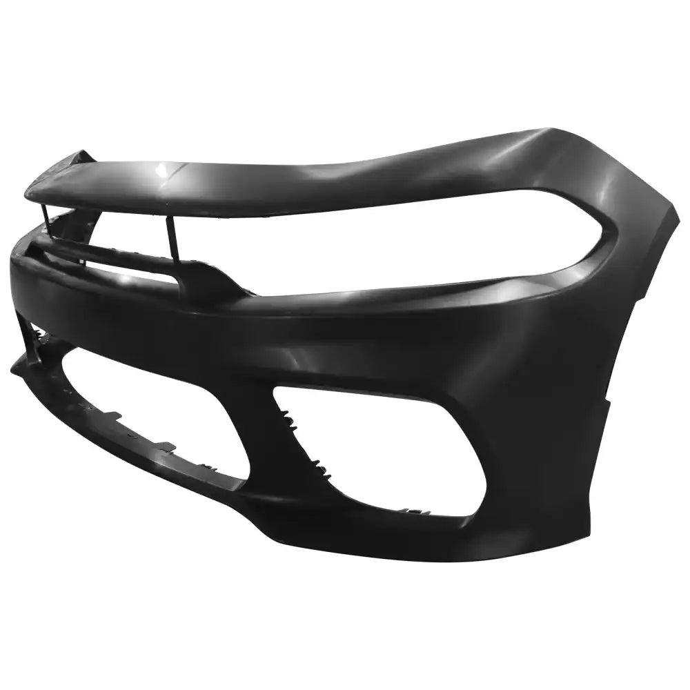 2015-2023 Dodge Charger Front Bumper Cover Grill Kit Widebody Black PP Matte Black