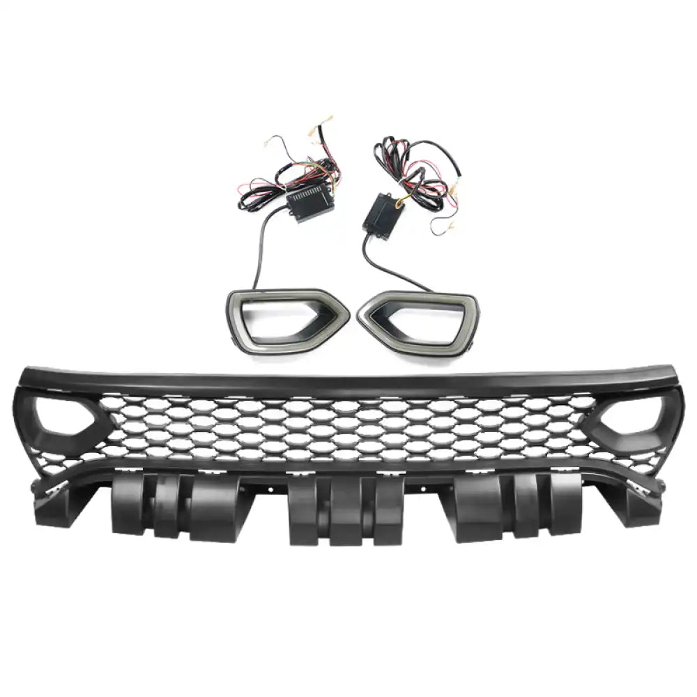 2015-2023 Dodge Charger Front Bumper Cover Yellow Splitter Grille PP