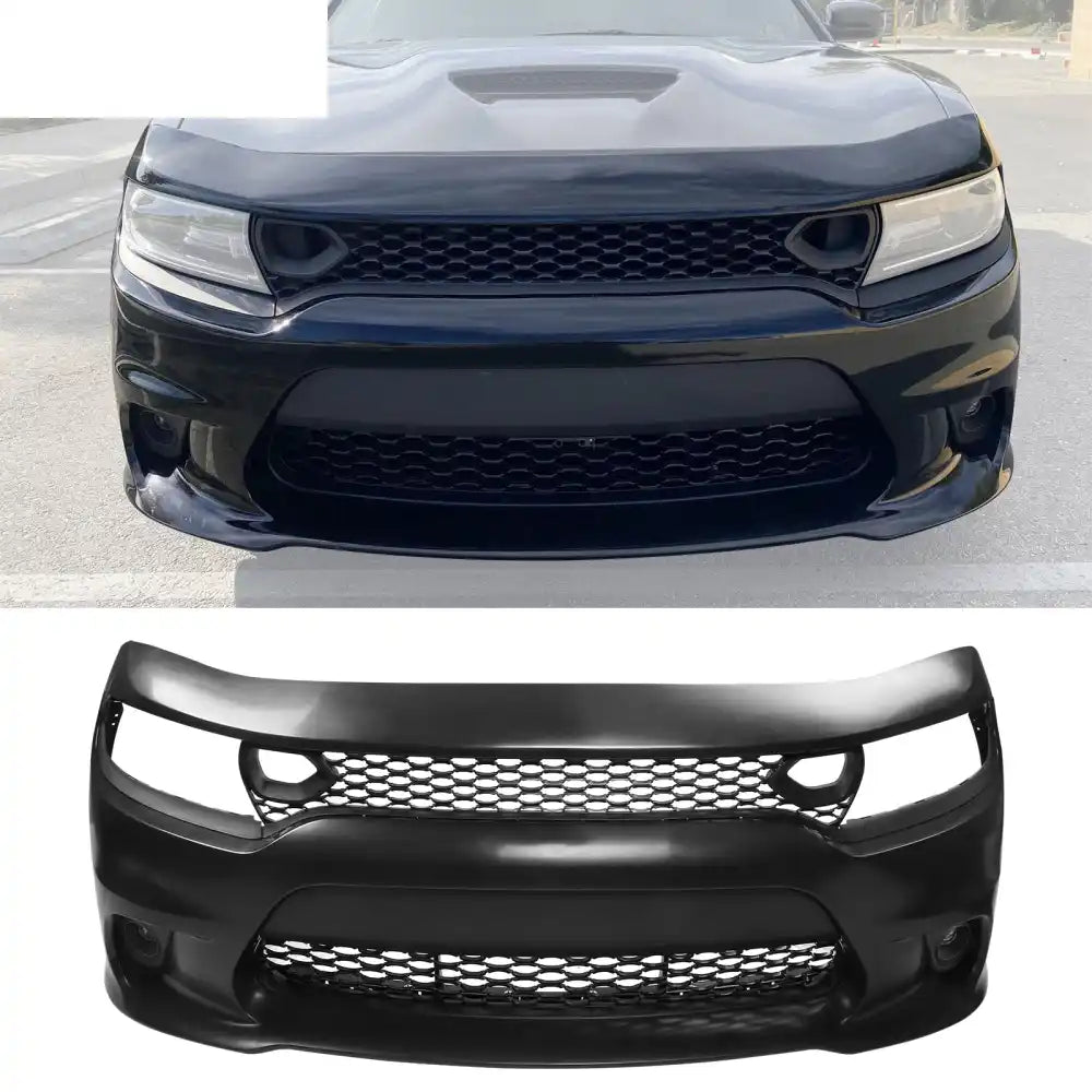 2015-2023 Dodge Charger Front Bumper Replacement 19 SRT Hellcat Style PP
