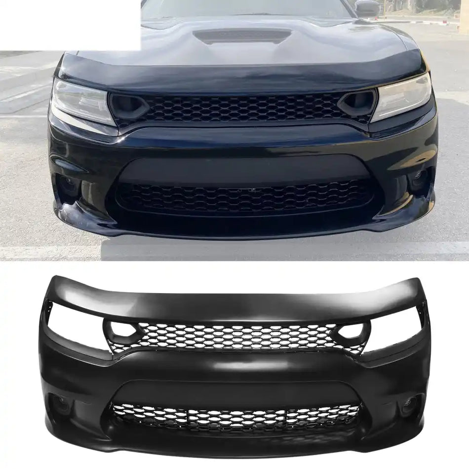 2015-2023 Dodge Charger Front Bumper Replacement 19 SRT Hellcat Style PP