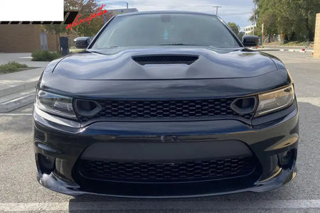 2015-2023 Dodge Charger Grill Unpainted Black Front Upper Car Grille