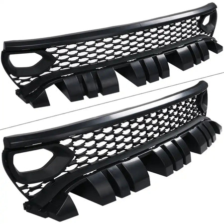 2015-2023 Dodge Charger Grill Unpainted Black Front Upper Car Grille