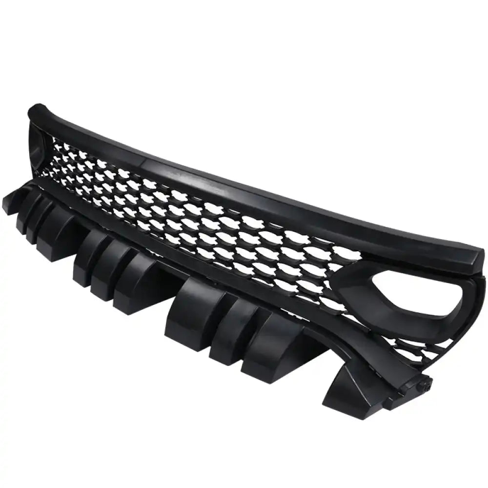 2015-2023 Dodge Charger Grill Unpainted Black Front Upper Car Grille