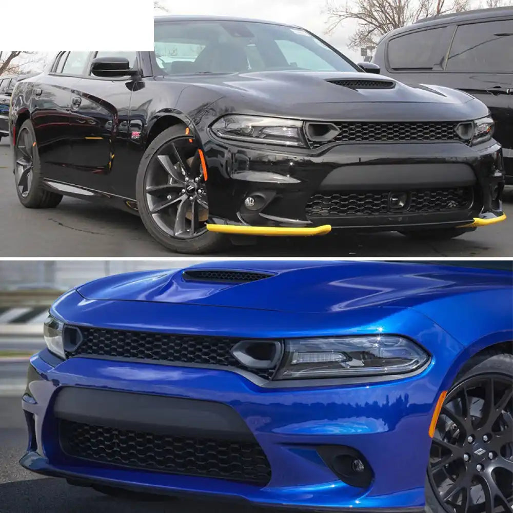 2015-2023 Dodge Charger Grill Unpainted Black Front Upper Car Grille