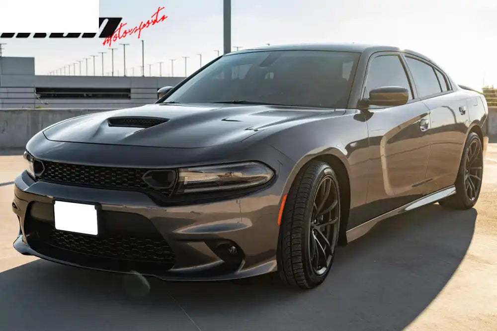 2015-2023 Dodge Charger Grill Unpainted Black Front Upper Car Grille