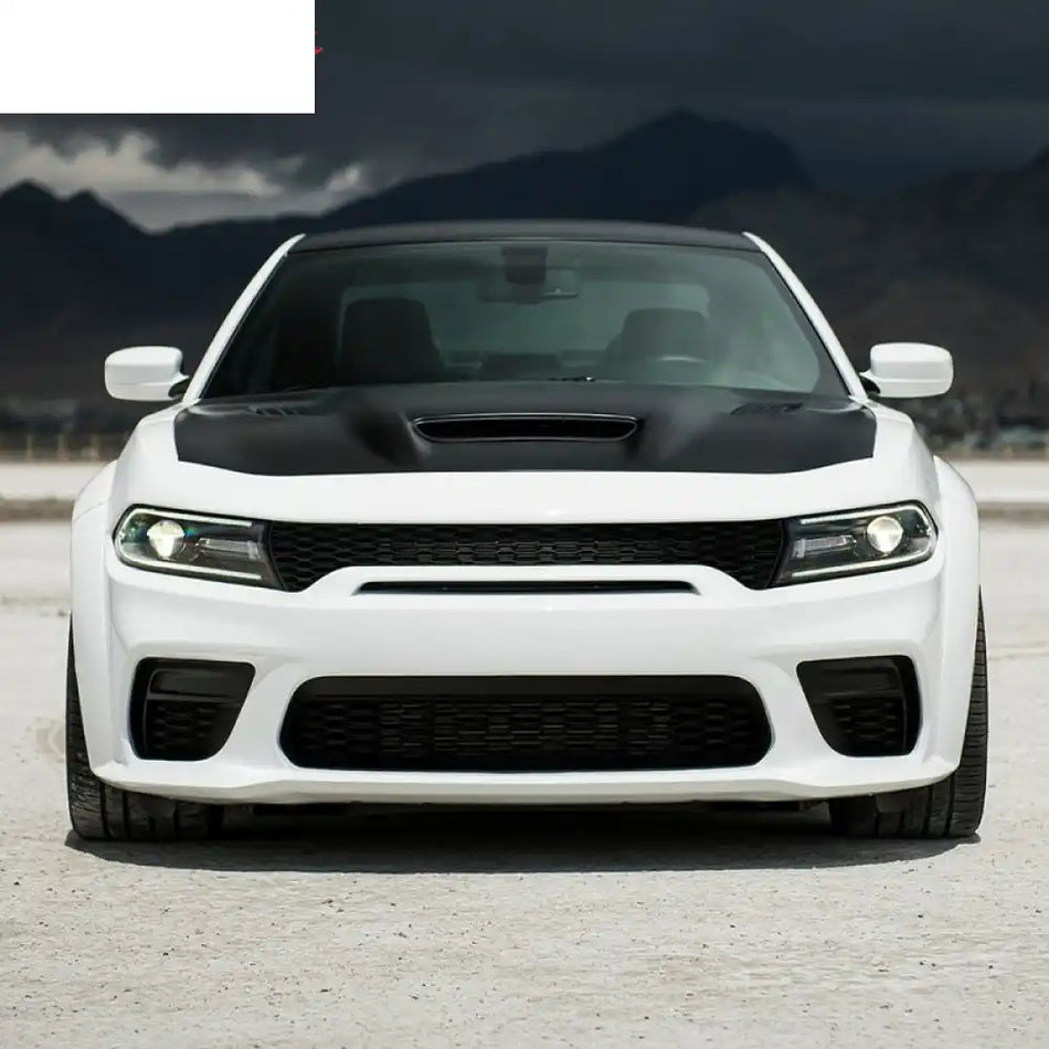 2015-2023 Dodge Charger Hood Black SRT Redeye Widebody Style Aluminum