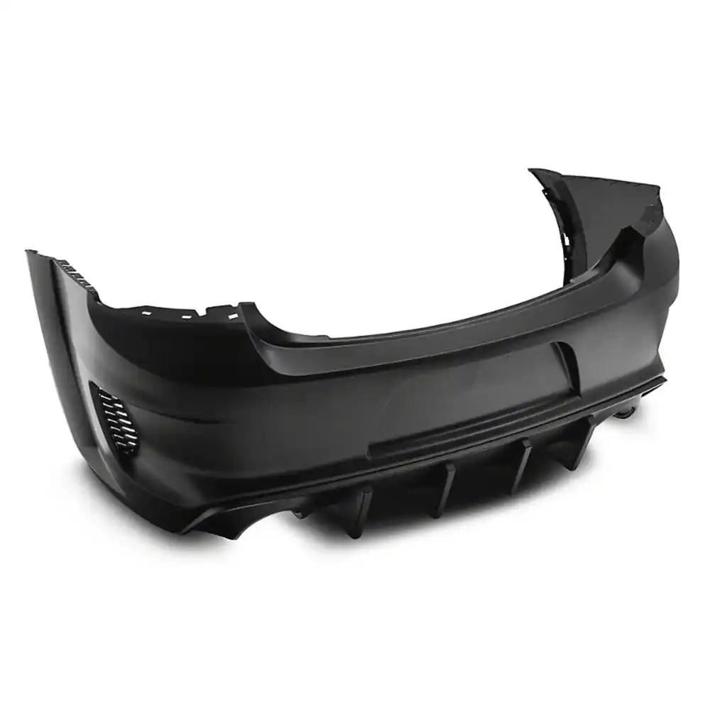 2015-2023 Dodge Charger IKON Matte Black Front Rear Bumper Covers PP Matte Black