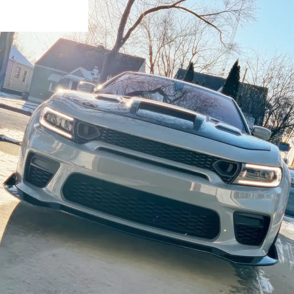 2015-2023 Dodge Charger IKON Matte Black Front Rear Bumper Covers PP Matte Black