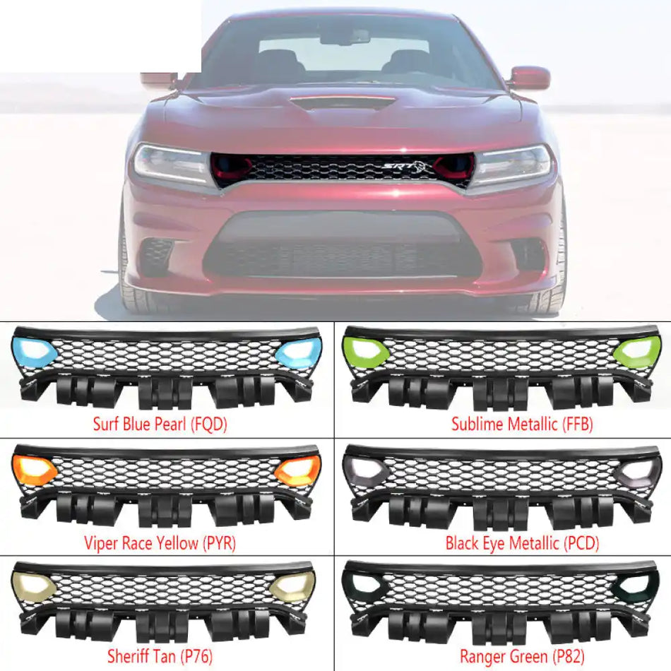 2015-2023 Dodge Charger SRT Front Grille w/ Air Duct OEM Painted Color