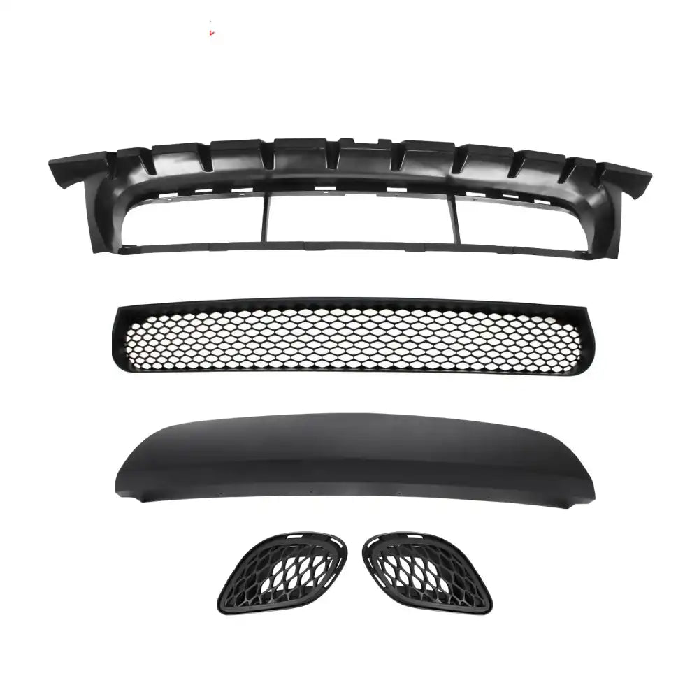 2015-2023 Dodge Charger SRT Hellcat Front Bumper W/Fog Light Grilles Unpainted Black