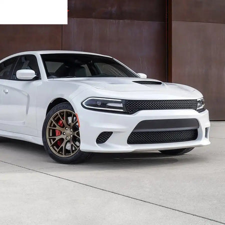2015-2023 Dodge Charger SRT Hellcat Front Bumper W/Fog Light Grilles Unpainted Black