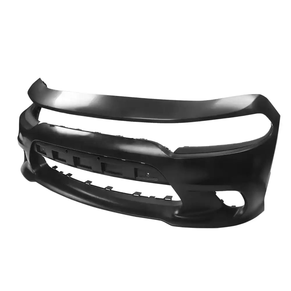 2015-2023 Dodge Charger SRT Hellcat Style Car Front Bumper Cover PP Unpainted Black