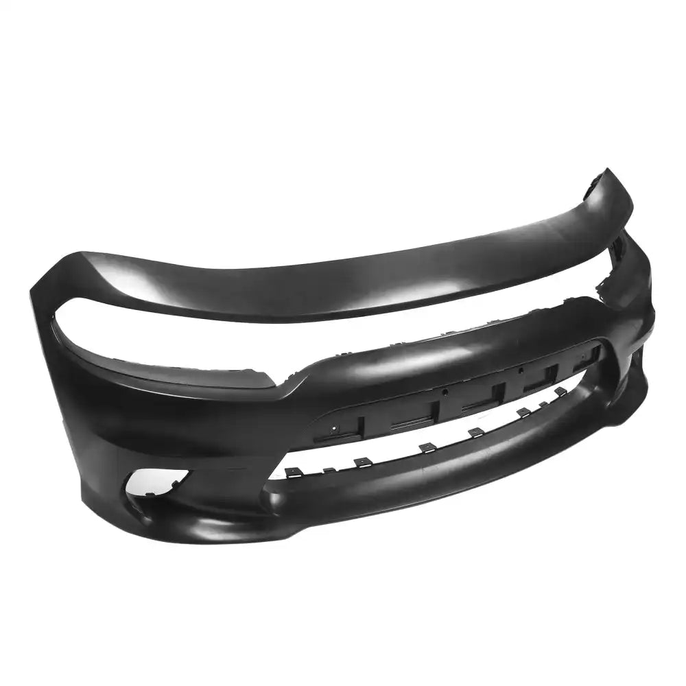 2015-2023 Dodge Charger SRT Hellcat Style Car Front Bumper Cover PP Unpainted Black