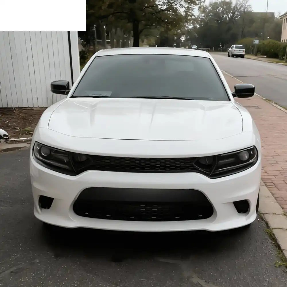 2015-2023 Dodge Charger SRT Hellcat Style Car Front Bumper Cover PP Unpainted Black