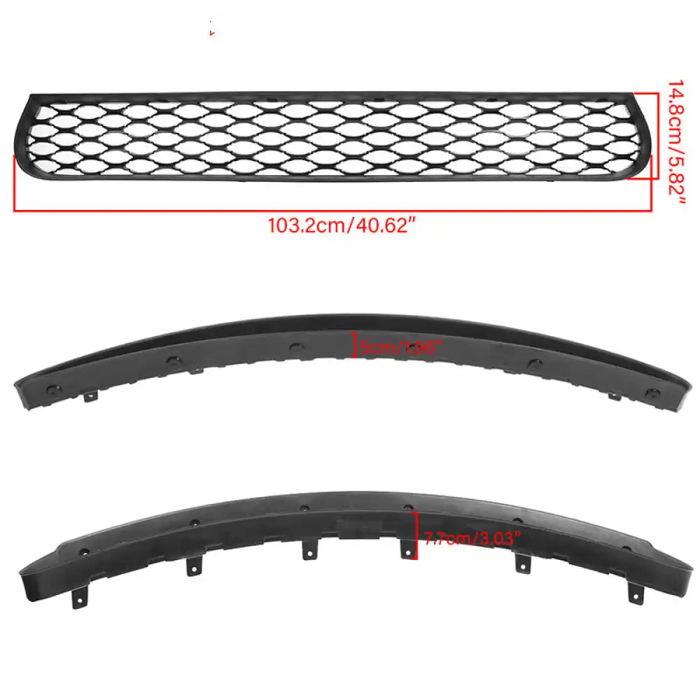 2015-2023 Dodge Charger SRT Scat Pack Black Front Lower Grille PP