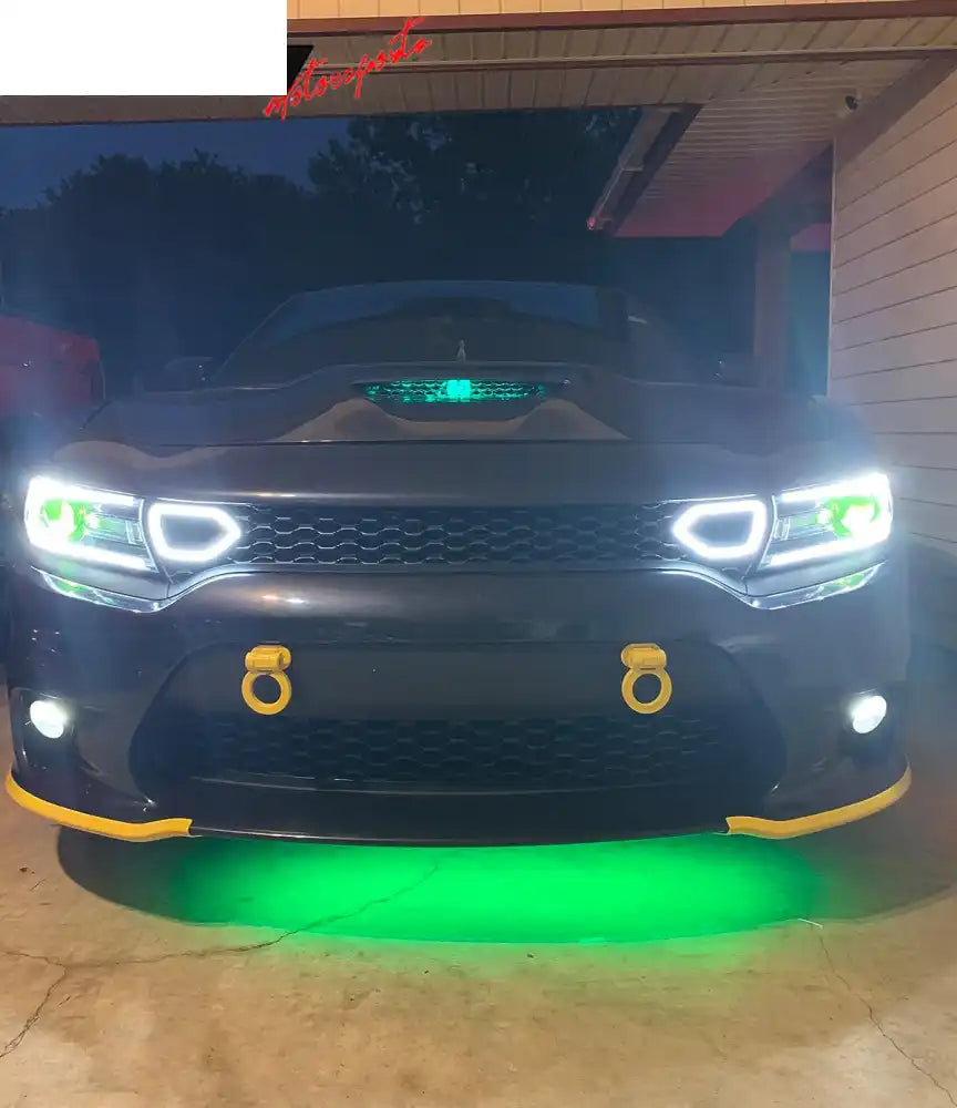 2015-2023 Dodge Charger SRT Smoke White DRL/Yellow Signal LED Lights