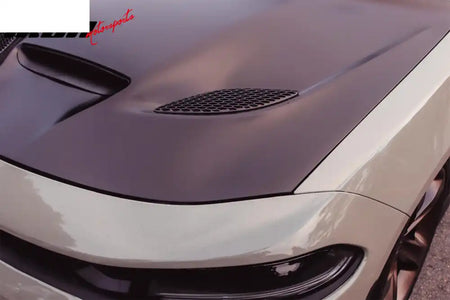 2015-2023 Dodge Charger SRT Style Car Hood Scoop Vent Black Aluminum