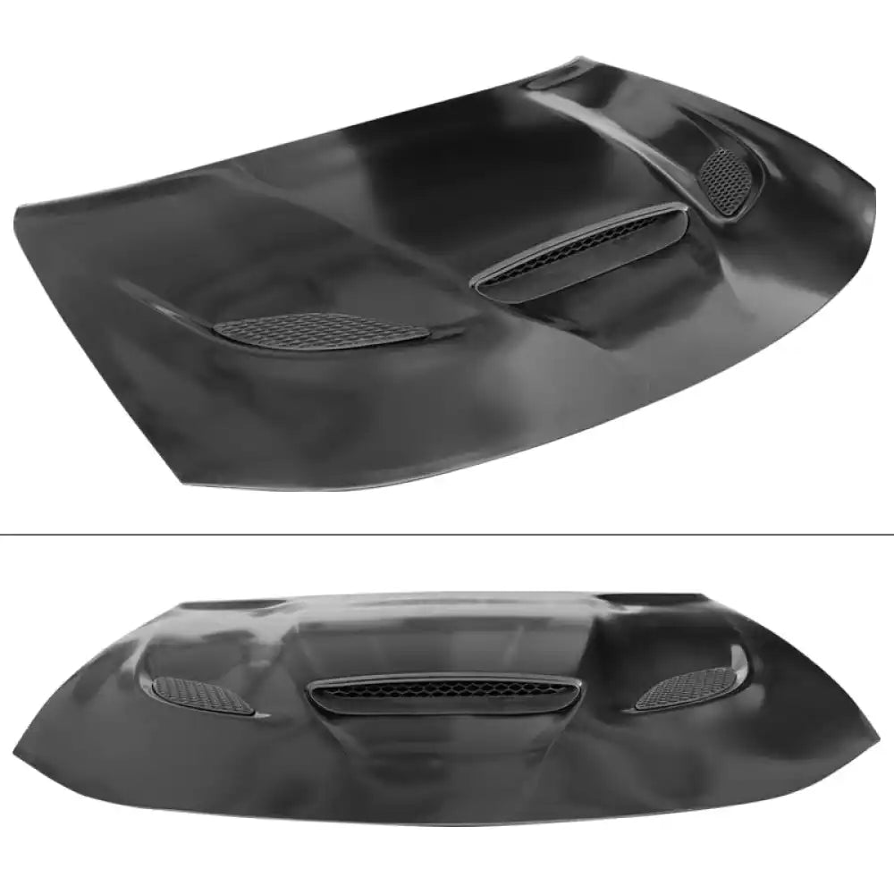 2015-2023 Dodge Charger SRT Style Car Hood Scoop Vent Black Aluminum