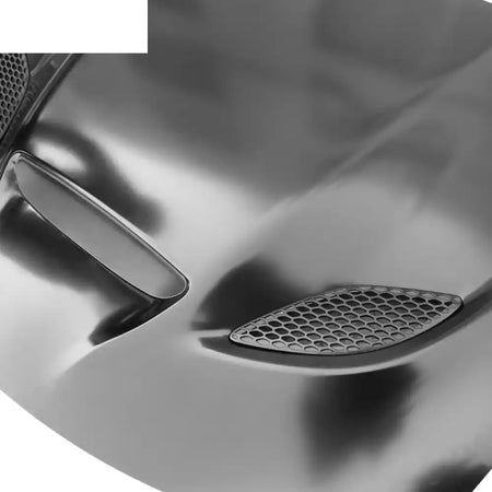 2015-2023 Dodge Charger SRT Style Car Hood Scoop Vent Black Aluminum