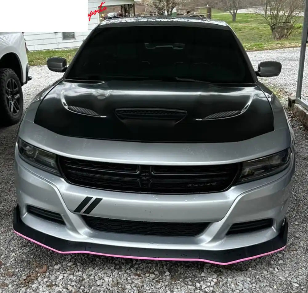 2015-2023 Dodge Charger SRT Style Car Hood Scoop Vent Black Aluminum