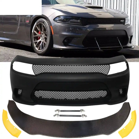 2015-2023 Dodge Charger SRT8 Hellcat Front Bumper Cover With Lip